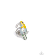 Twinkling Toucan - Yellow - Paparazzi Accessories