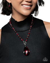 Load image into Gallery viewer, Teardrop Tale - Red - Paparazzi Accessories