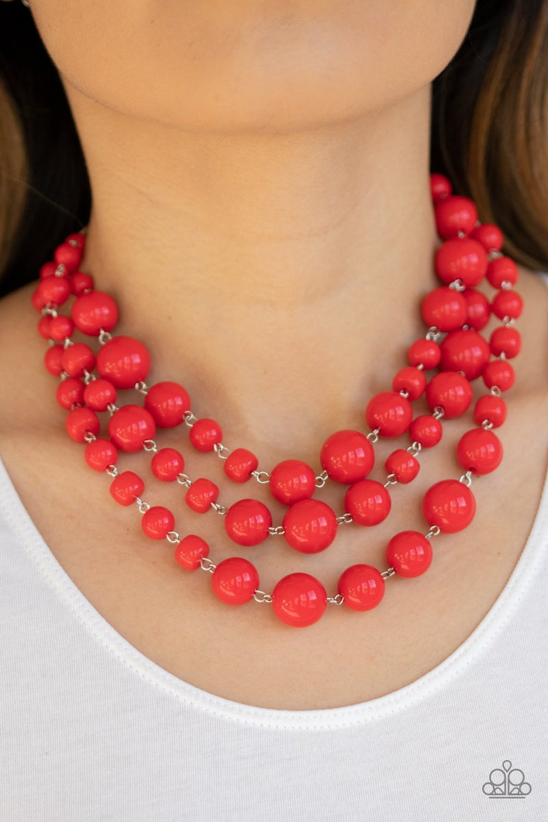 Radiant Reflections Red Necklace | Paparazzi Accessories | $5.00