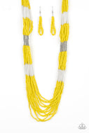 Let It BEAD - Yellow - Paparazzi Accessories