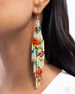 Beaded Gardens - White - Paparazzi Accessories