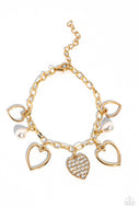 Glow Your Heart - Gold - Paparazzi Accessories