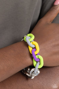Contrasting Couture - Candid Contrast - Silver - Paparazzi Accessories