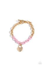 Load image into Gallery viewer, Locked Down - Locked and Loved - Pink - Paparazzi Accessories
