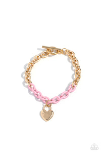 Locked Down - Locked and Loved - Pink - Paparazzi Accessories