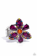Blazing Blooms - Multi - Paparazzi Accessories