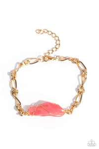 Cavern Class - Whimsically Wrapped - Pink - Paparazzi Accessories