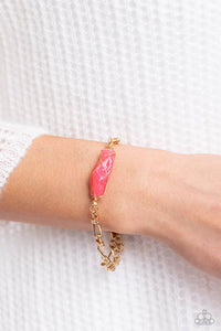 Cavern Class - Whimsically Wrapped - Pink - Paparazzi Accessories