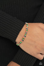 Load image into Gallery viewer, Easygoing Emeralds - Emerald Ensemble - Effortless Emeralds - Copper - Paparazzi Accessories