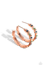 Load image into Gallery viewer, Easygoing Emeralds - Emerald Ensemble - Effortless Emeralds - Copper - Paparazzi Accessories