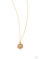Emblematic Elegance - Gold - W - Paparazzi Accessories