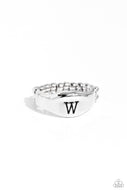 Monogram Memento - Silver - W - Paparazzi Accessories