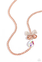Load image into Gallery viewer, Fluttering Finesse - Rose Gold - Paparazzi Accessories