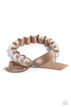 Load image into Gallery viewer, Ribbon Rarity - Brown - Paparazzi Accessories