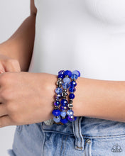 Load image into Gallery viewer, Stack of GLASS - Blue - Paparazzi Accessories