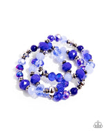Stack of GLASS - Blue - Paparazzi Accessories