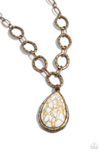 Load image into Gallery viewer, Tangible Tranquility - Brass - Paparazzi Accessories