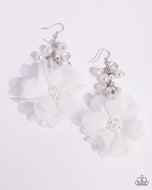 Fashionable Flower Girl - White - Paparazzi Accessories