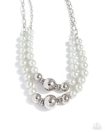 Ballroom Balance - Silver - Paparazzi Accessories