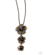 Wallflower Whimsy - Brass - Paparazzi Accessories