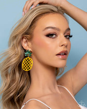 Load image into Gallery viewer, Pineapple Passion - Yellow - Paparazzi Accessories