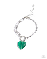 HEART Restoration - Green - Paparazzi Accessories