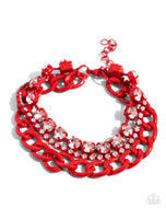 Colorful Canvas - Red - Paparazzi Accessories