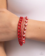 Load image into Gallery viewer, Colorful Canvas - Red - Paparazzi Accessories