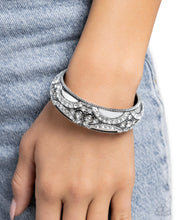 Load image into Gallery viewer, Draped in Decadence - White - Paparazzi Accessories
