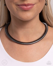 Load image into Gallery viewer, Choker Of The Century - Black - Paparazzi Accessories