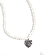 Filigree Infatuation - White - Paparazzi Accessories