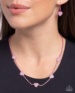 Homecoming Hearts - Pink - Paparazzi Accessories
