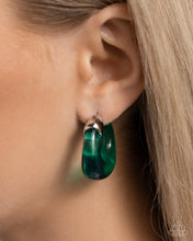 Load image into Gallery viewer, Clear Charm - Green - Paparazzi Accessories