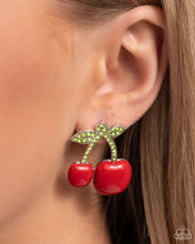 Load image into Gallery viewer, Charming Cherries - Red - Paparazzi Accessories