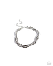 Load image into Gallery viewer, Tasteful Twists - Silver - Paparazzi Accessories