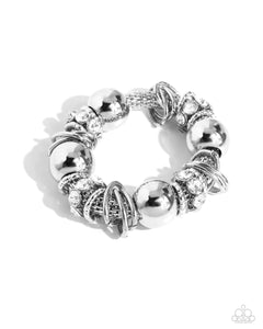 Coiled Confidence - White - Paparazzi Accessories