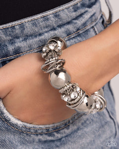 Coiled Confidence - White - Paparazzi Accessories