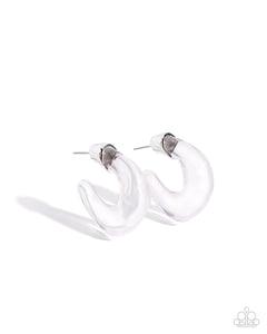 Clear Charm - White - Paparazzi Accessories
