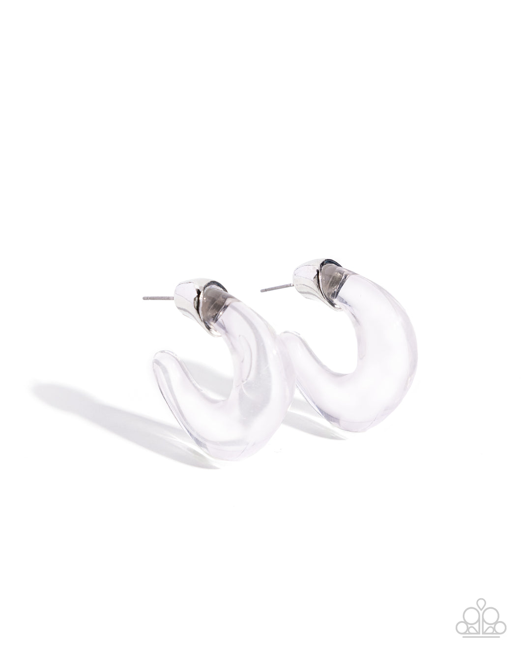 Clear Charm - White - Paparazzi Accessories