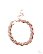 Load image into Gallery viewer, Tasteful Time - Tasteful Twists - Copper - Paparazzi Accessories
