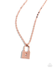 Load image into Gallery viewer, Locked Lesson - Copper - Paparazzi Accessories