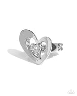 Abstract Amor - White - Paparazzi Accessories
