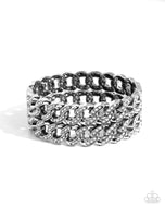 Braided Bandit - White - Paparazzi Accessories