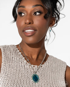 Manufactured Majesty - Blue - Life of the Party - Paparazzi Accessories