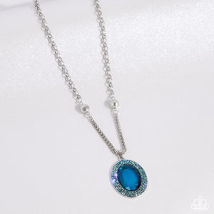 Manufactured Majesty - Blue - Life of the Party - Paparazzi Accessories