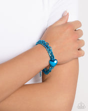 Load image into Gallery viewer, Affectionate Accent - Blue - Paparazzi Accessories