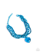 Load image into Gallery viewer, Affectionate Accent - Blue - Paparazzi Accessories