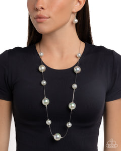 Park Avenue Pearls - Silver -Paparazzi Accessories