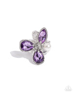 FLORAL Excellence - Purple - Paparazzi Accessories