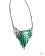 Fashionable Fringe - Green - Paparazzi Accessories